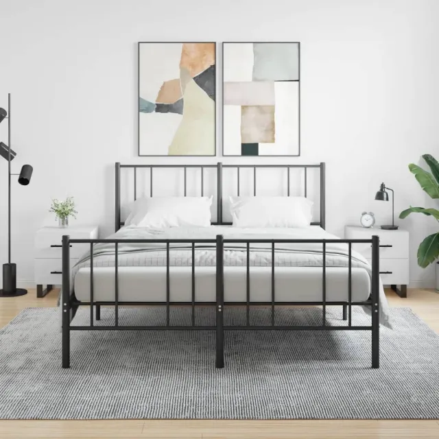 vidaXL Nachtkastjes 2 st 40x35x47,5 cm bewerkt hout wit, foto 2