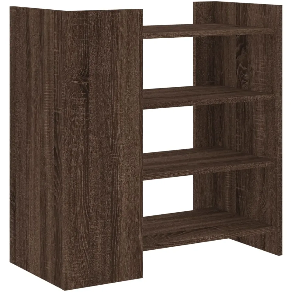 vidaXL Dressoir 73,5x35x75 cm bewerkt hout bruin eikenkleur, foto 4