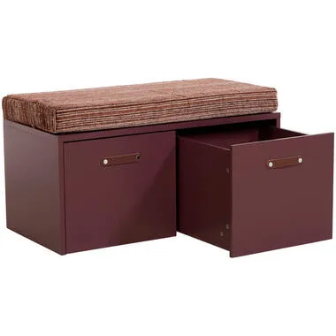 Kwantum Opbergbank Deruta Bordeaux Rood, foto 2