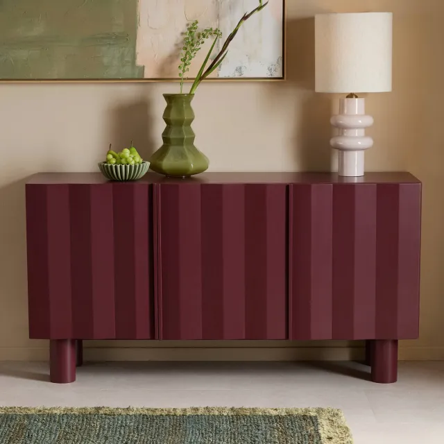 NOUS Living dressoir Juno burgundy