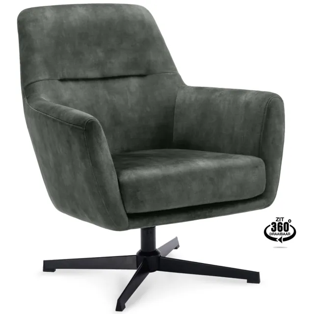 Wehkamp Home fauteuil Huntergroen