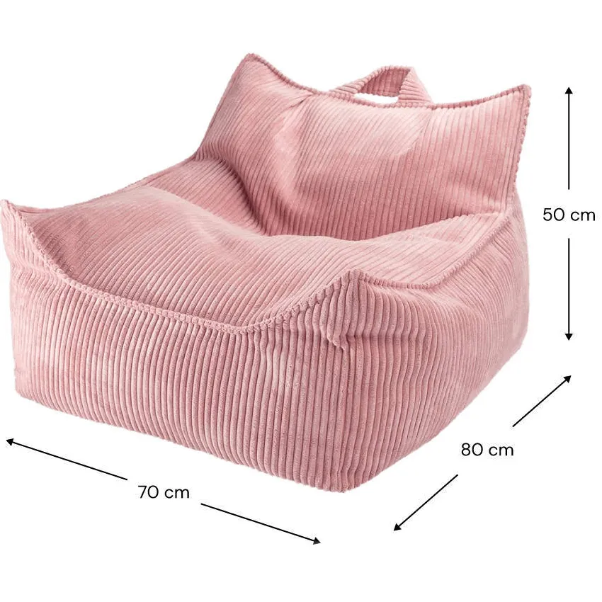 Wigiwama Roze Mousse Zitzakstoel, foto 6