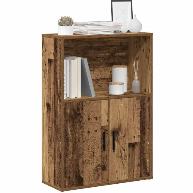 vidaXL Boekenkast 60x24x85 cm bewerkt hout oud houtkleurig Bruin