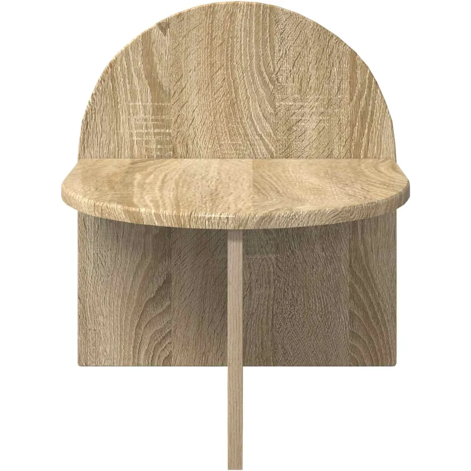 vidaXL Nachtkastje Sonoma Eiken 40 x 35,5 x 45,5 cm Geconstrueerd hout, foto 3