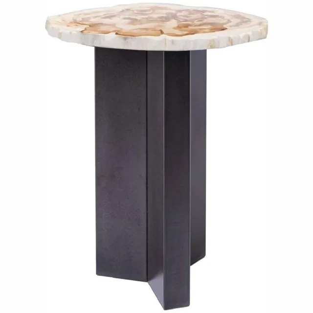 PTMD Bijzettafel Jisse - Beige - 30x35x53cm
