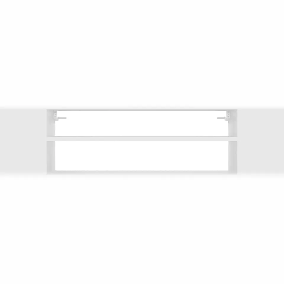 vidaXL Tv-hangmeubel 100x30x26,5 cm bewerkt hout wit