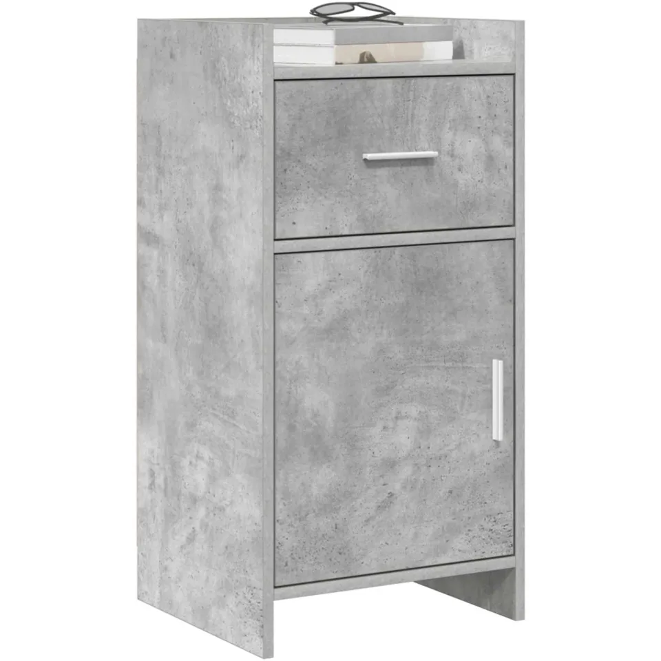 vidaXL Dressoir Betongrijs 40 x 36 x 80 cm Bewerkt hout