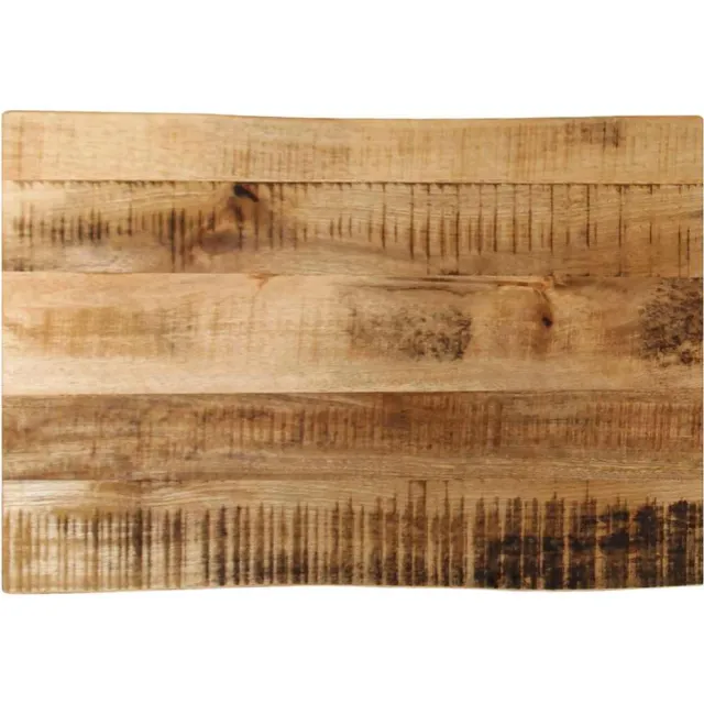 vidaXL Tafelblad met natuurlijke rand 70x40x2,5 cm massief mangohout Bruin