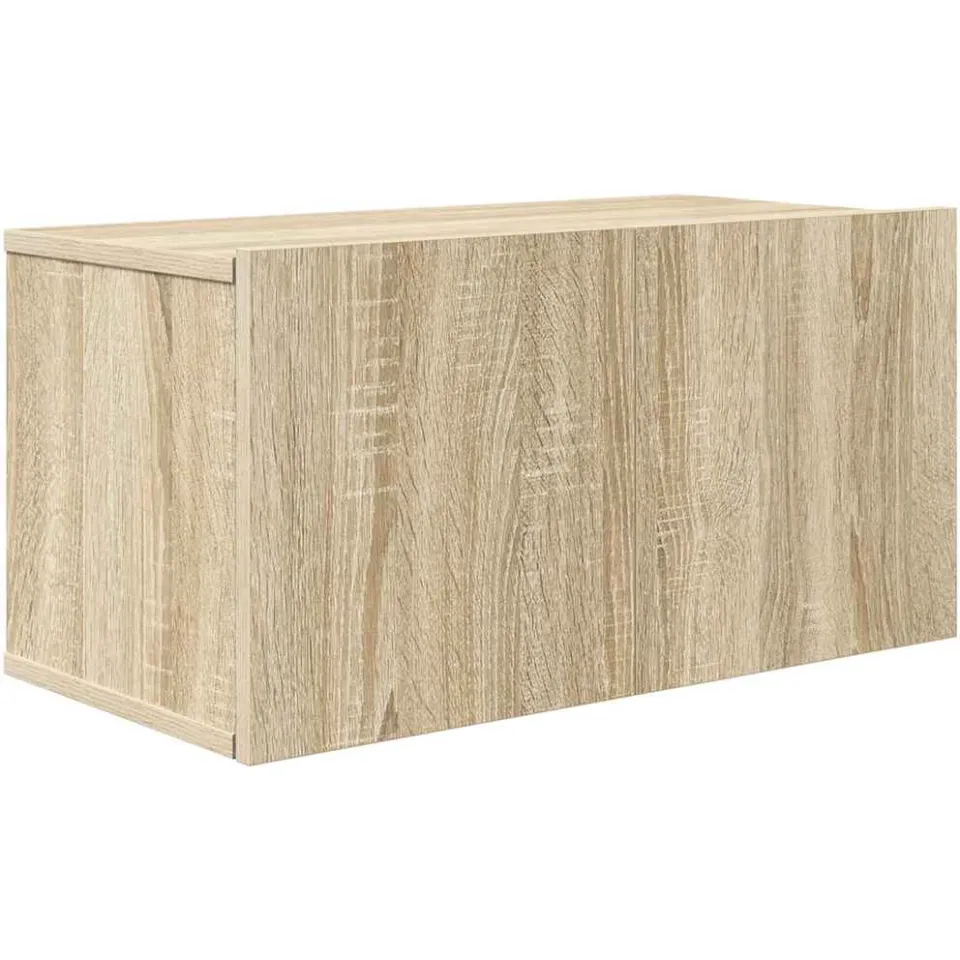vidaXL 10-delige Tv-meubelset bewerkt hout sonoma eikenkleurig Bruin
