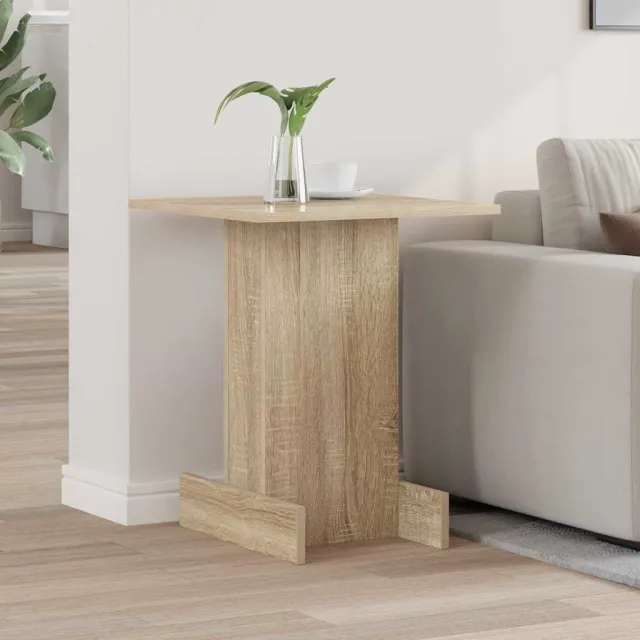 vidaXL Bijzettafel Sonoma Eiken 44,5 x 45 x 55 cm Bewerkt hout Bruin