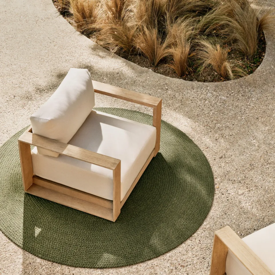 Kave Home Ambra fauteuil acaciahout, foto 6