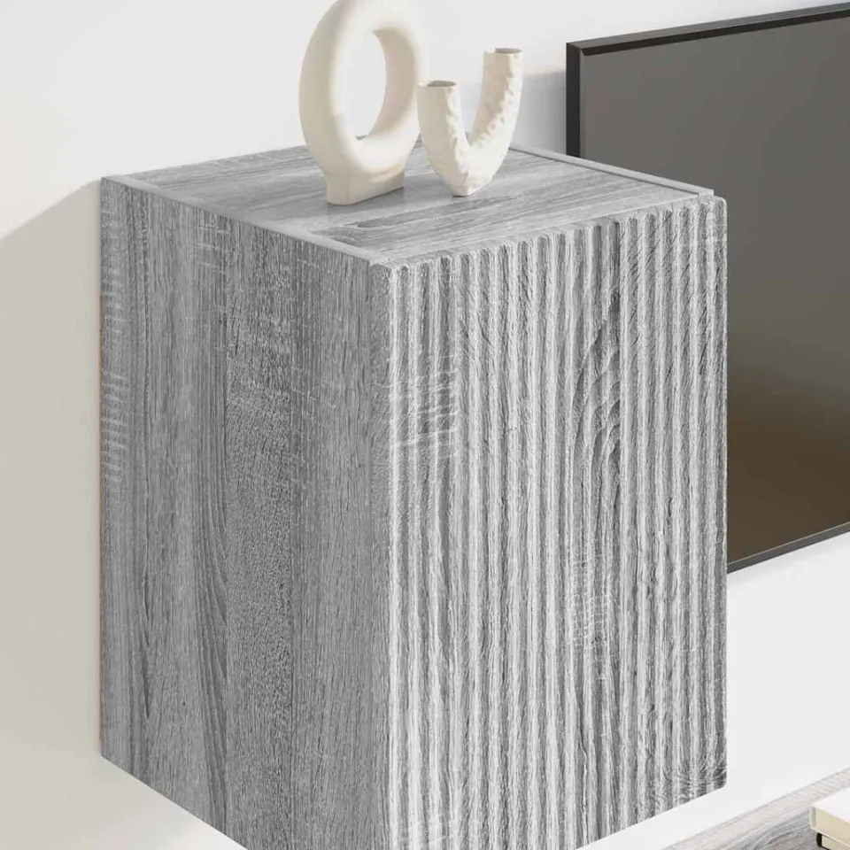 vidaXL TV Wandkast 30 x 31 x 40 cm Grijs Sonoma Bewerkt hout, foto 4