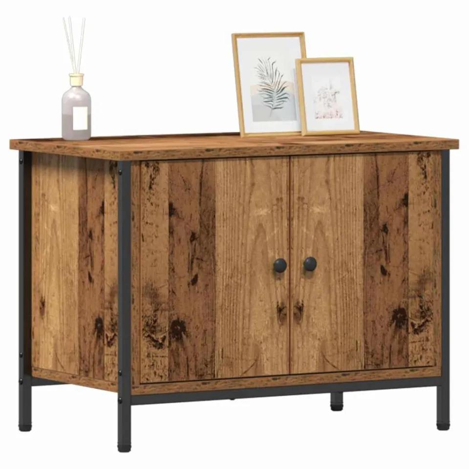 vidaXL TV-kast 60 x 35 x 45 cm Oud Hout Bewerkt hout Bruin
