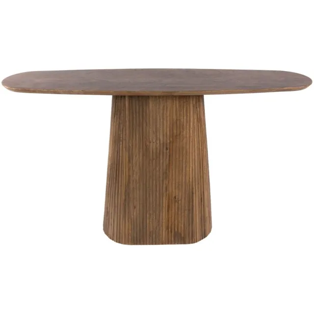 Giga Living Haltafel Wave Massief Mangohout Zand - Giga Meubel Bruin