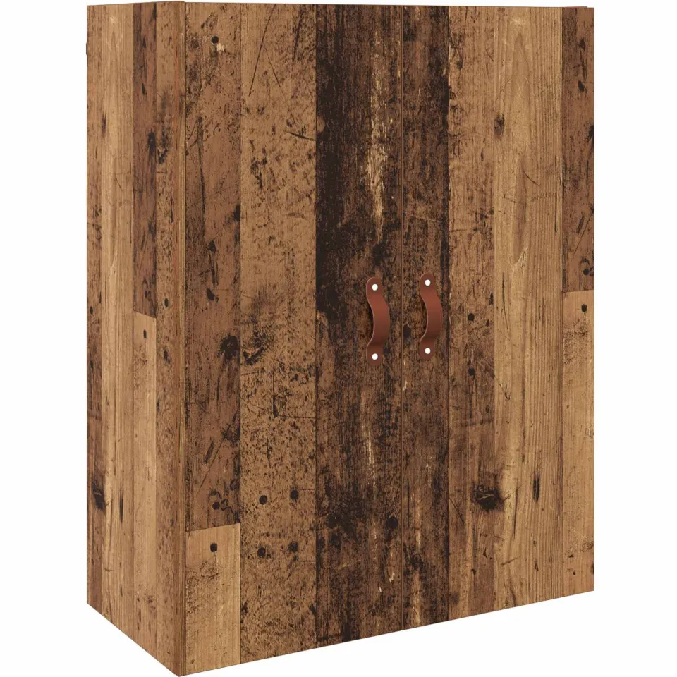 vidaXL Wandkast Oudhout 69,5 x 34 x 90 cm Bewerkt hout bruin, foto 3
