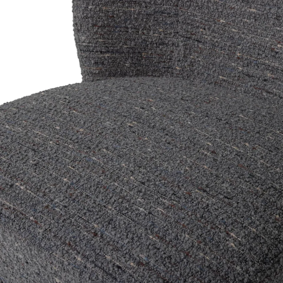 WOOOD Atty Draaifauteuil - Grove Melange - Grijs - 75x74x65, foto 6