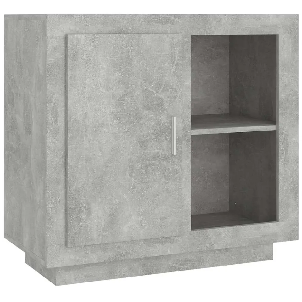 vidaXL Dressoir 80x40x75 cm betongrijs