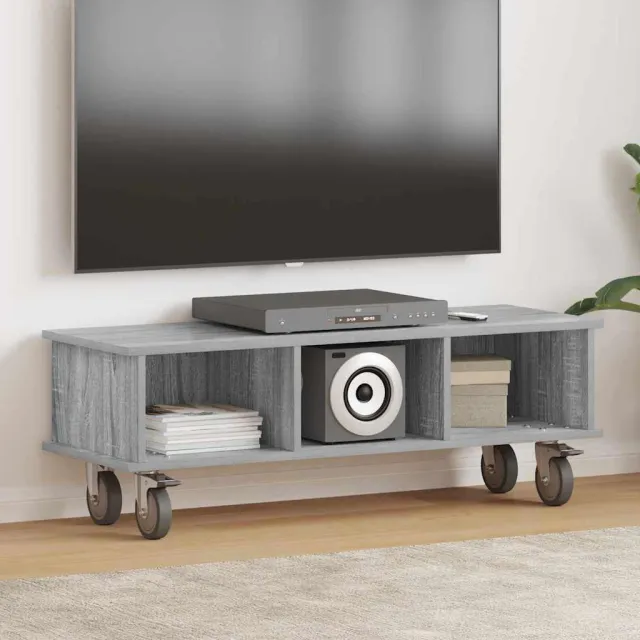 vidaXL TV-standaard 100 x 35 x 35 cm Sonoma Eiken Bewerkt hout, foto 2