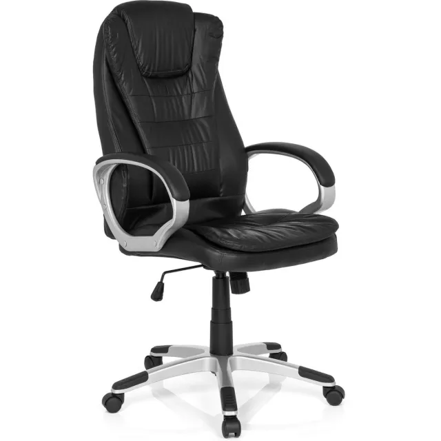 MyBuero hjh office Relax WB 100 - Bureaustoel - Directiestoel - Kunstleder - Zwart