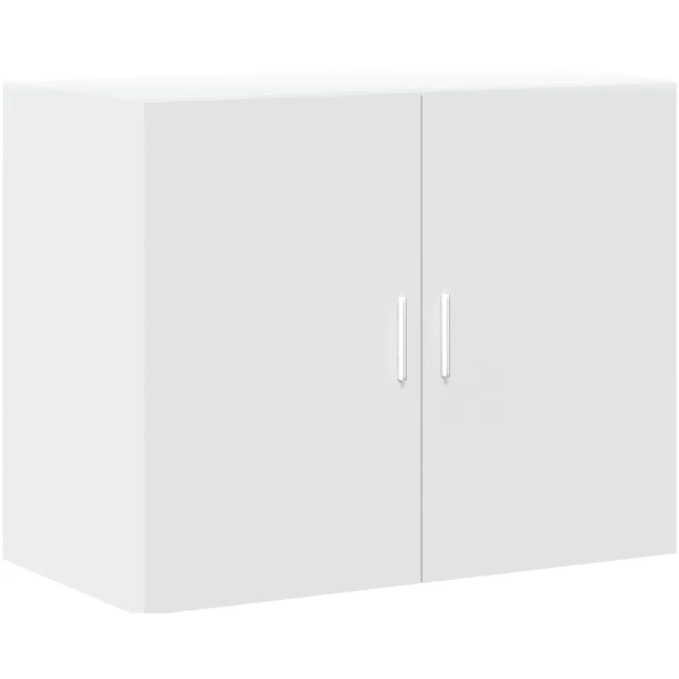 vidaXL Wandkast 80x42,5x64 cm bewerkt hout wit