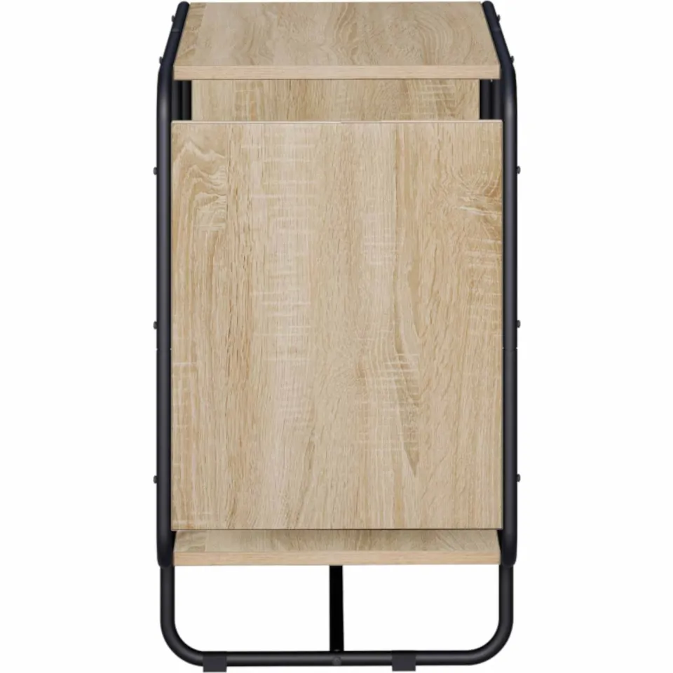 vidaXL Dressoir Sonoma Eiken 60 x 37.5 x 64.5 cm Bewerkt hout, foto 4