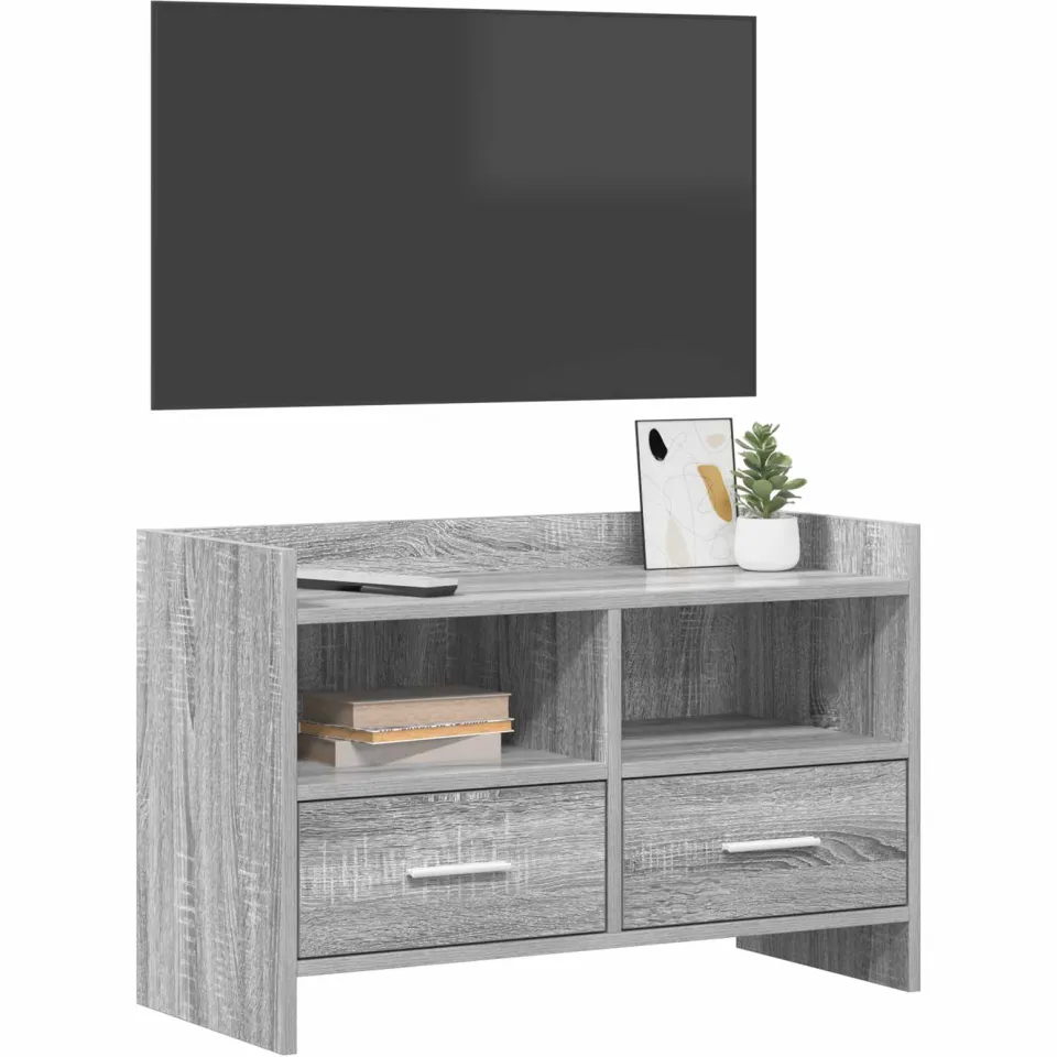 vidaXL TV-kast 71,5 x 33 x 47 cm Grijs Sonoma Bewerkt hout, foto 3