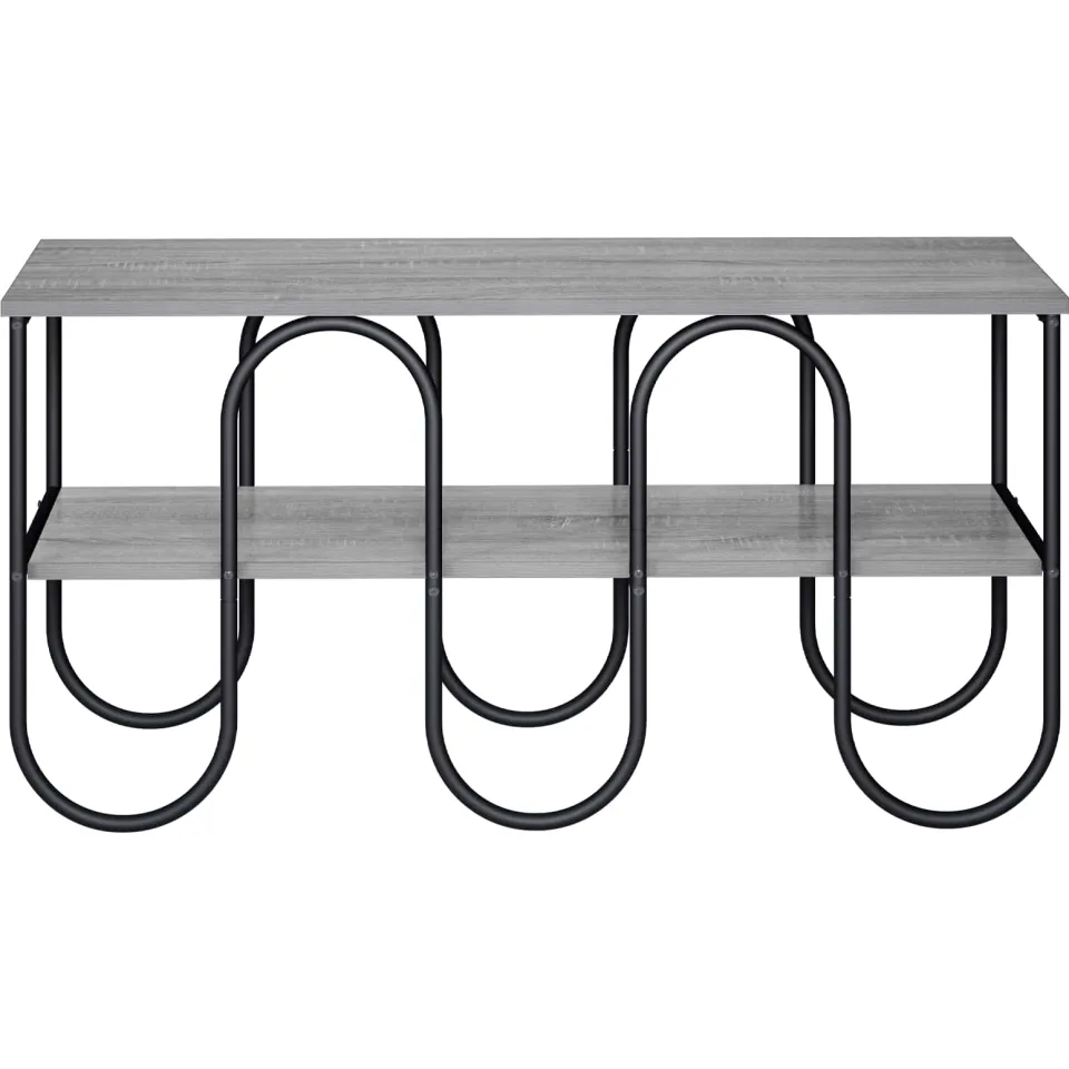 vidaXL TV-standaard 100 x 40 x 50 cm Grijs Sonoma Bewerkt hout