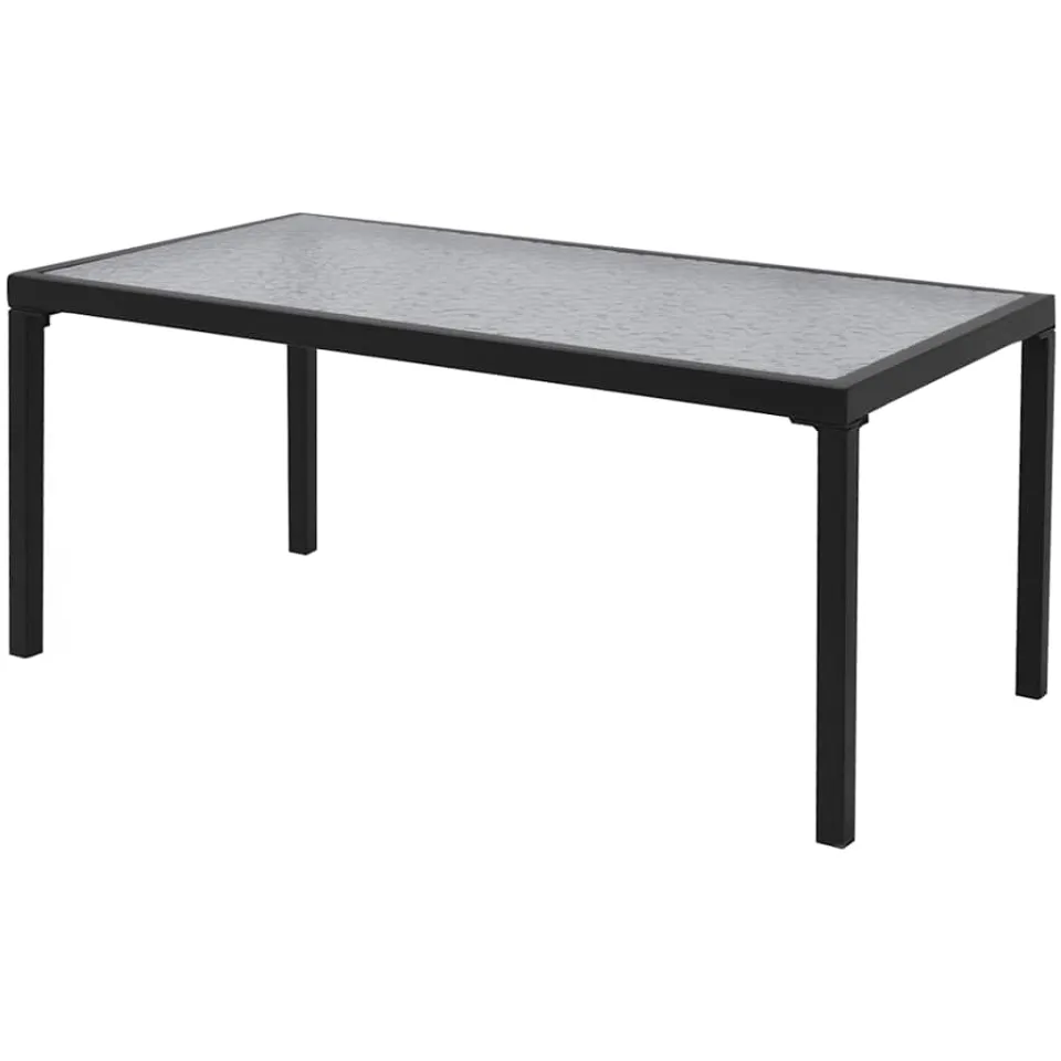 vidaXL 4-delige Loungeset textileen zwart, foto 3