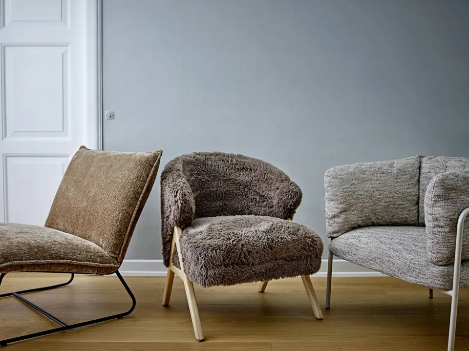 Bloomingville fauteuil Camino donkerbruin, foto 4