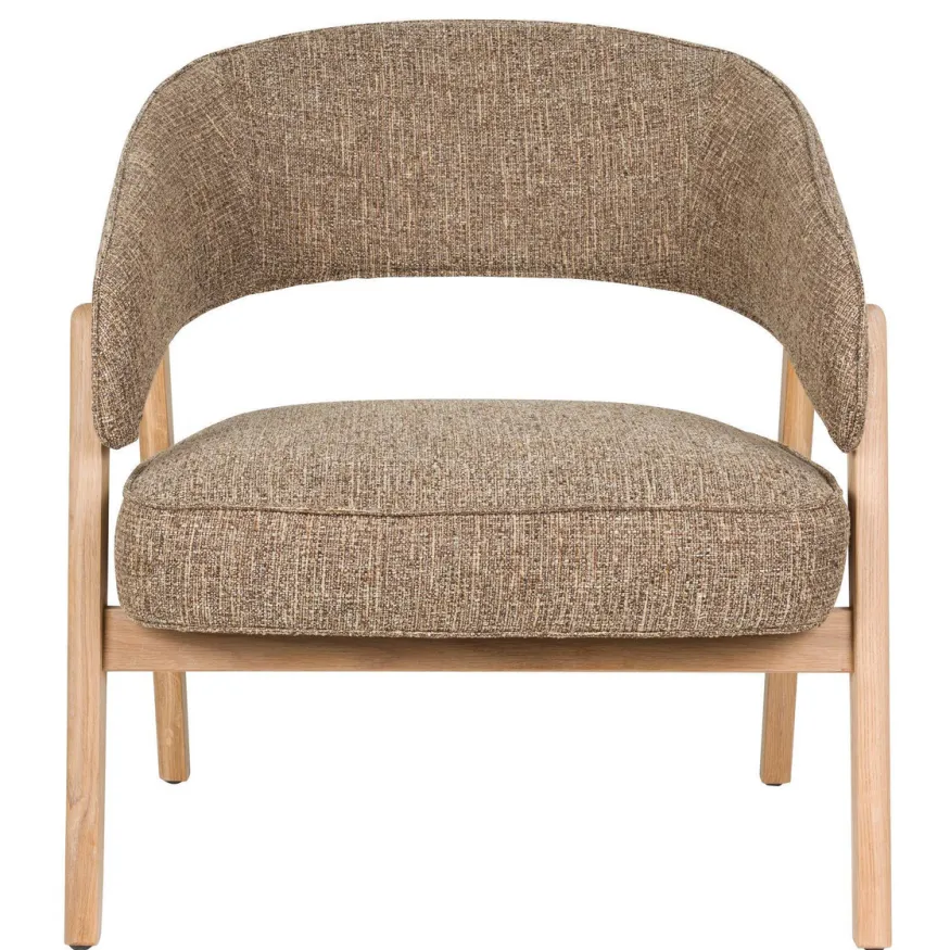 Zuiver fauteuil Bright bruin, foto 2