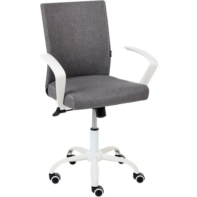 Beliani MODRA - Bureaustoel - Donkergrijs - Polyester