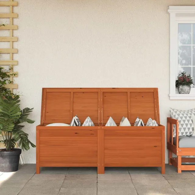 vidaXL Tuinbox 150x50x56,5 cm massief vurenhout bruin, foto 2