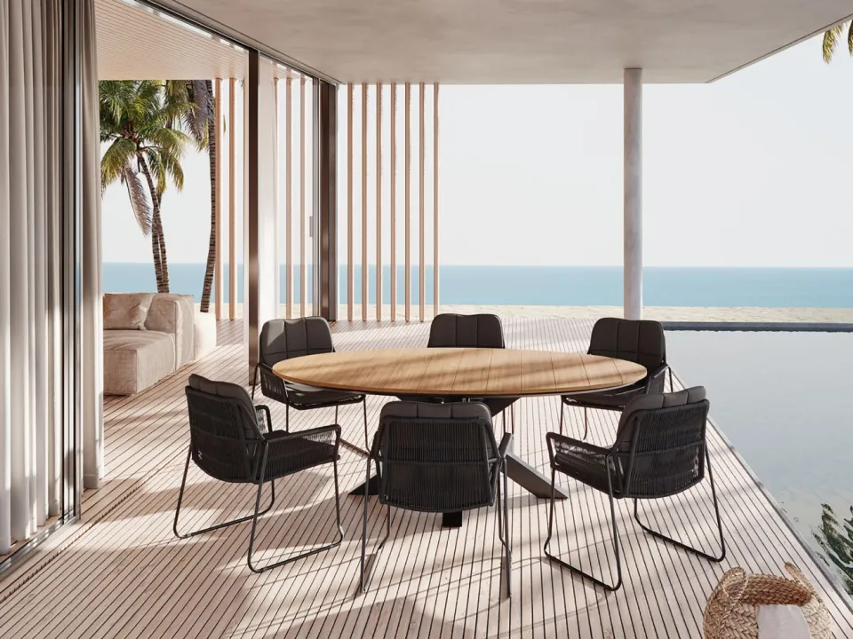 Tierra Outdoor Rivera dining tuinstoel grijs, foto 3