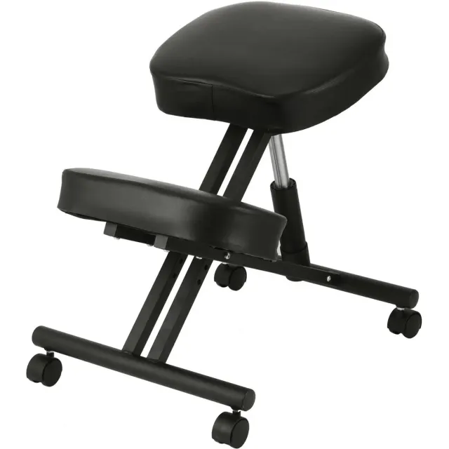 Vevor RM Store® - Ergonomische Kniestoel - Verstelbare Kniekruk - Dik Kussen - Thuiskantoor - Computer Stoel - Multifunctioneel zwart