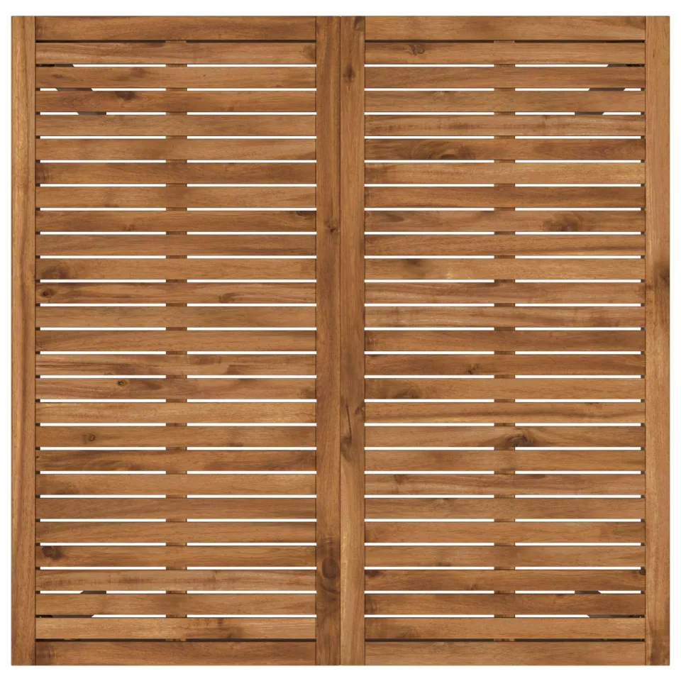 vidaXL Tuinbar Tafel NAARDEN Natuurlijk en Koffie 110 x 108,5 x 105 cm bruin, foto 4