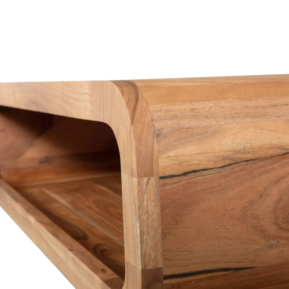 WOOOD Kin Salontafel - Hout - Naturel - 32x120x60, foto 3