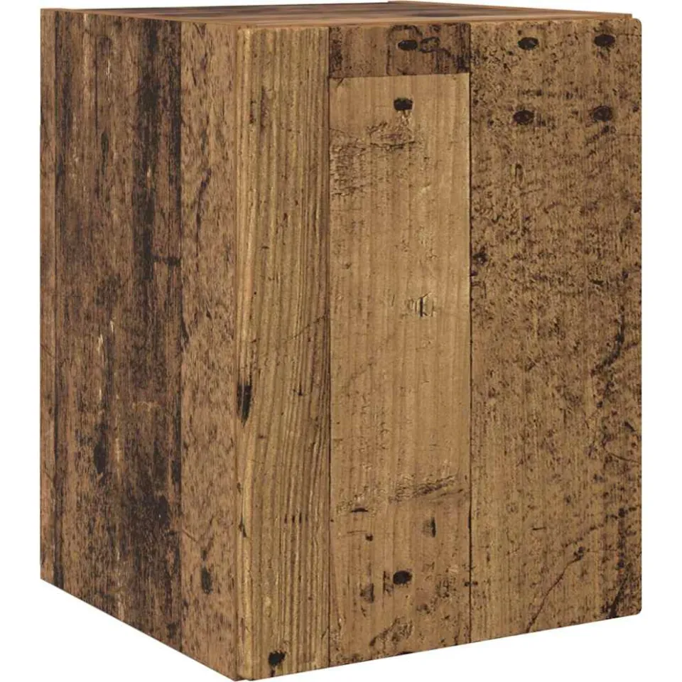 vidaXL TV Wandkast 30 x 31 x 40 cm Oud Hout Bewerkt hout bruin, foto 3