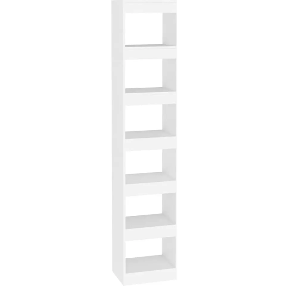 vidaXL Boekenkast/kamerscherm 40x30x198 cm wit