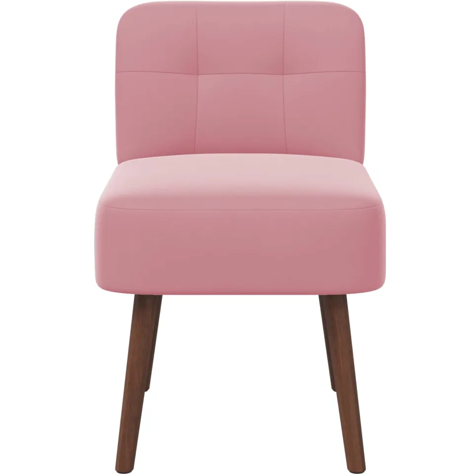 vidaXL Slipper Stoel Roze fluweel, foto 3
