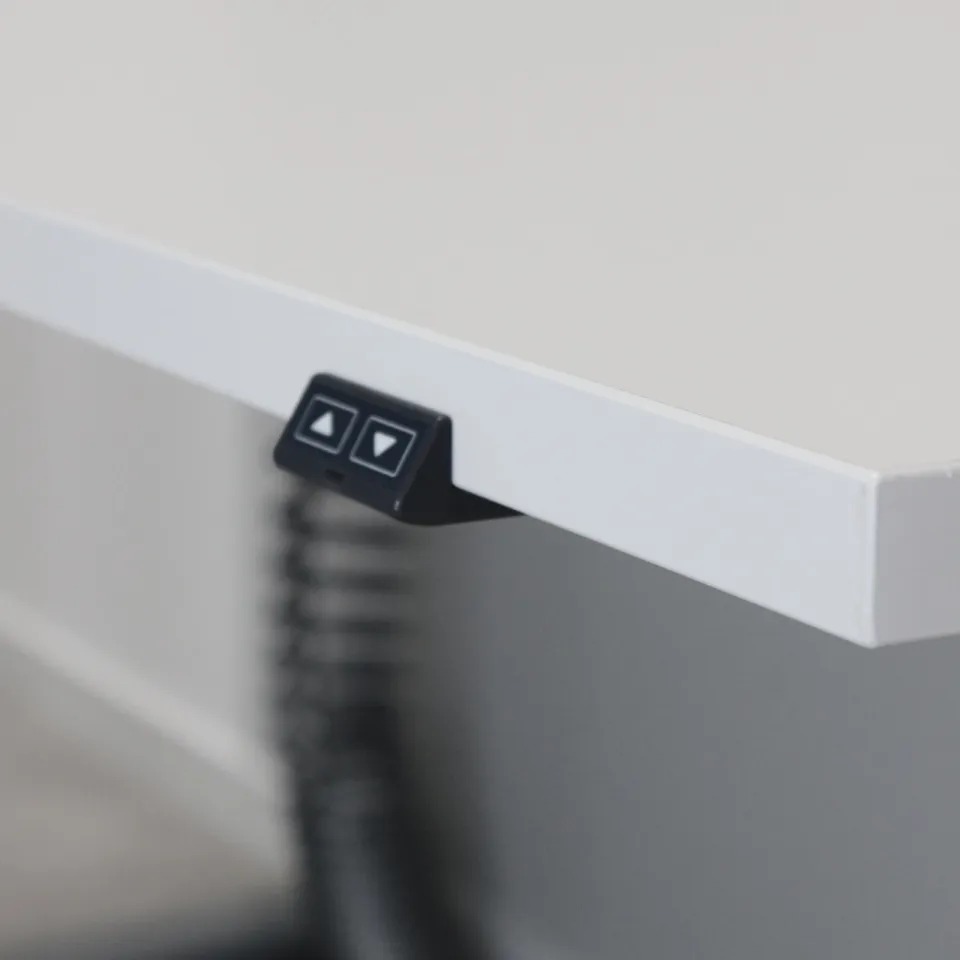Elektrisch Bureau Ergonoma Lichtgrijs Zwart 180 CM, foto 7