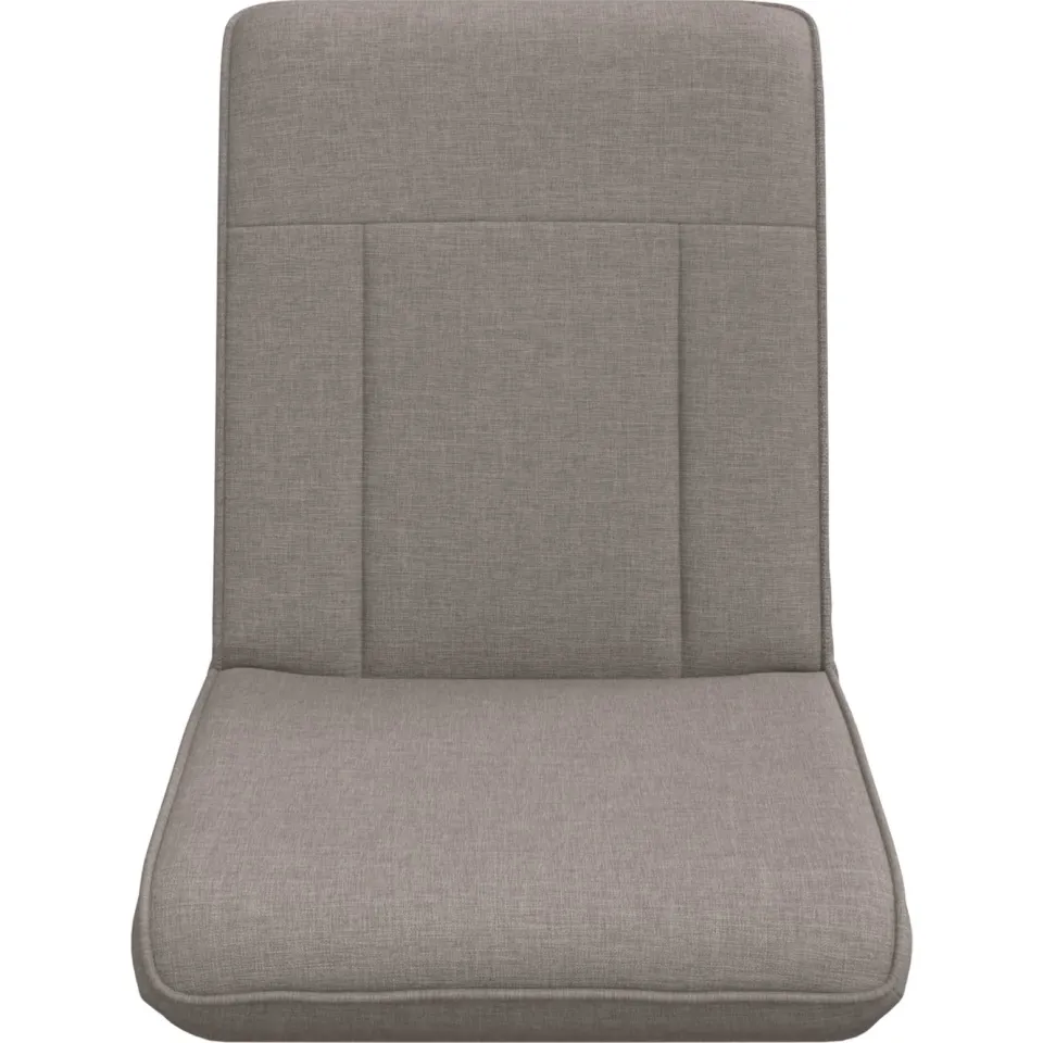 vidaXL Verstelbare vlo stoelen Taupe Stof, foto 4