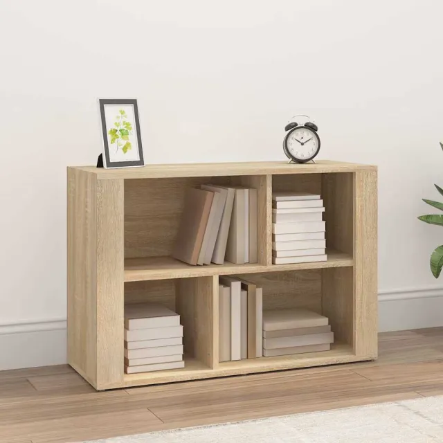 vidaXL Dressoir 80x30x54 cm bewerkt hout sonoma eikenkleurig, foto 2