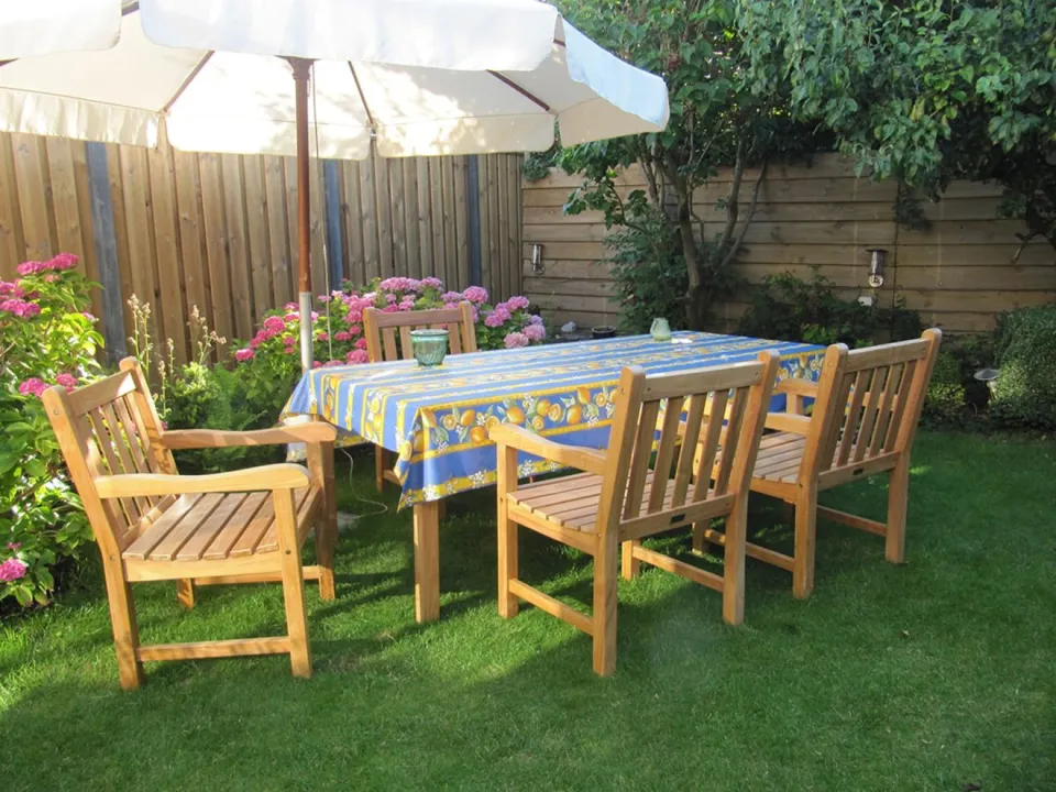 Sunyard Furniture Sunyard Wales/Liverpool 160cm dining tuinset 5-delig bruin, foto 4