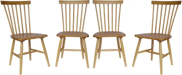 sweeek Set van 4 hevea houten barstoelen, romie, b 50,8 x d 44,2 x h 90cm Naturel