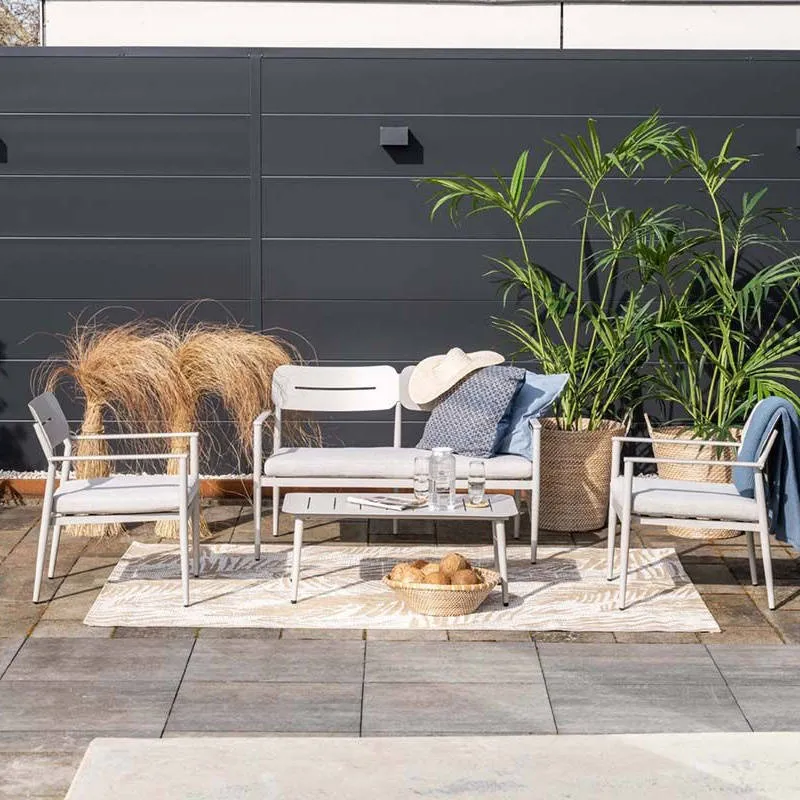 Garden Impressions Morella loungeset 4-delig wit, foto 5