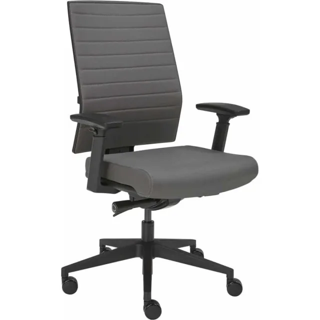 ABC Kantoormeubelen Ergonomische bureaustoel 1332 in stof Middel grijs