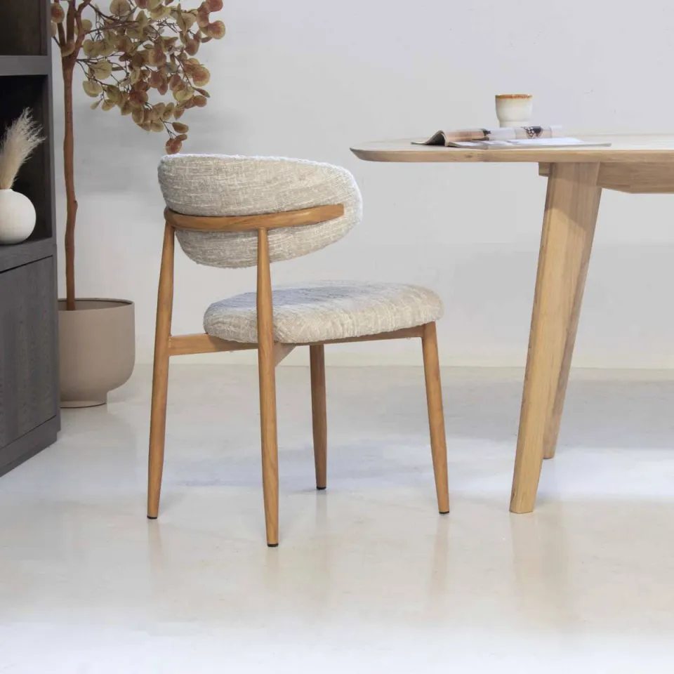 Giga Meubel Skara eetkamerstoel beige, foto 6