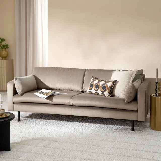 NOUS Living Adam 3-zitsbank taupe, foto 2