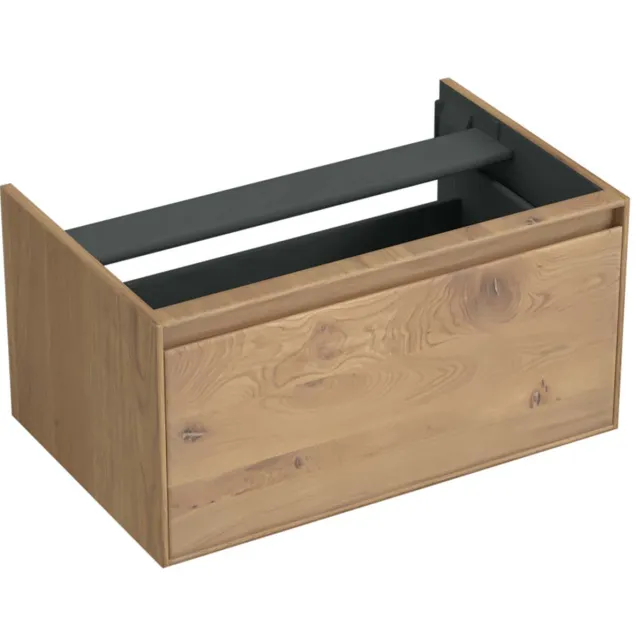 Forzalaqua Onderkast Forzalaqua Reno 80x51x40 Cm 1 La Softclose Eiken Oyster