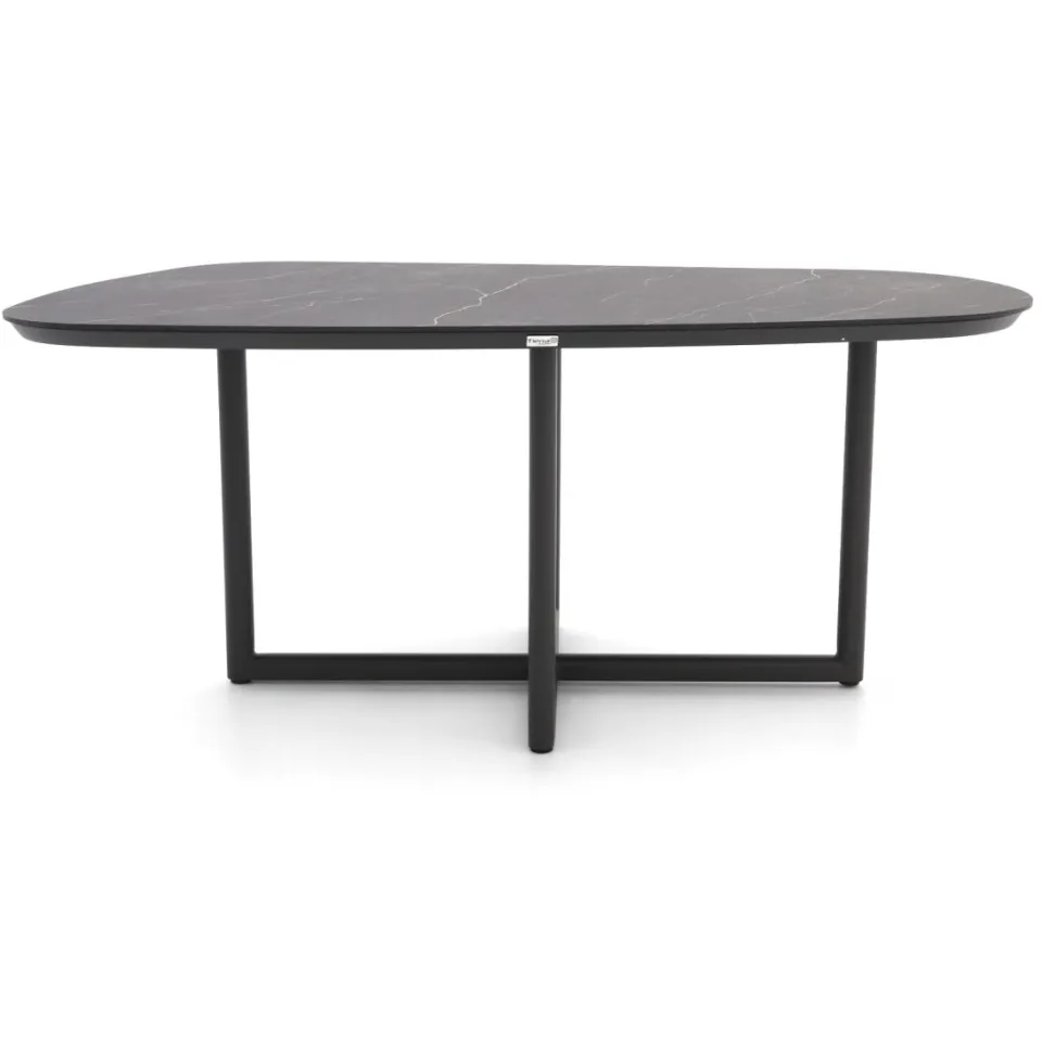 Tierra Outdoor Rivera dining tuintafel 180x100x74cm grijs, foto 3